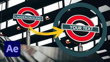 HOW TO Change Text in Video with AFTER EFFECTS