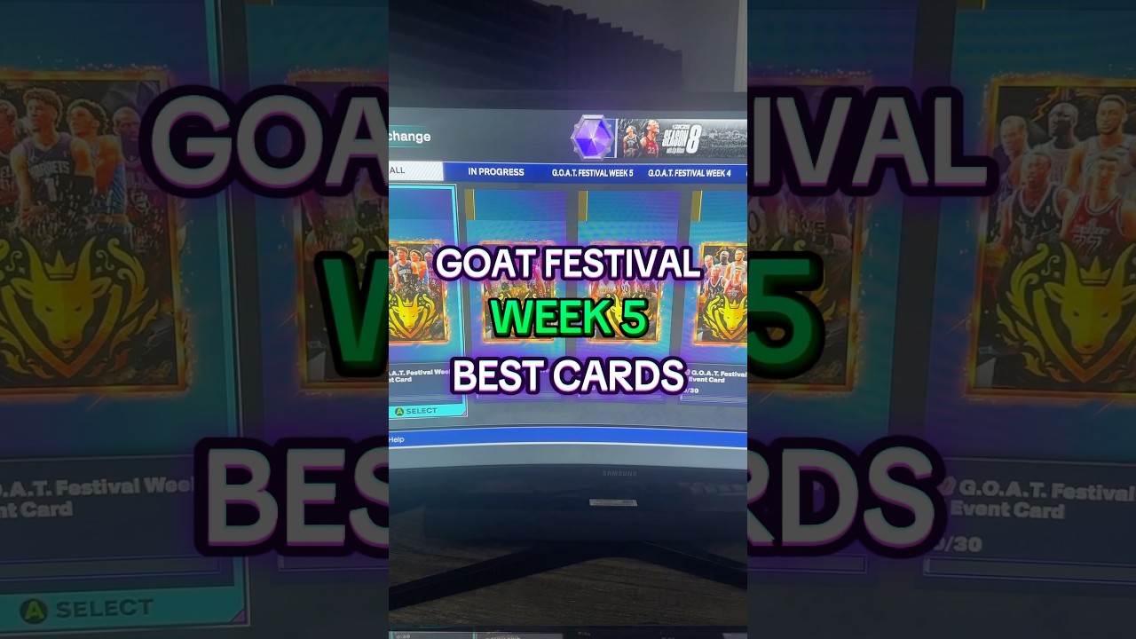 GOAT Festival Week 5 Best Cards!! 
