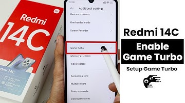 Enable Game Turbo In Redmi 14C | Setup Game turbo