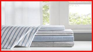 Experience Ultimate Comfort with the Madison Park Essentials Chambray Stripe Sheet Set