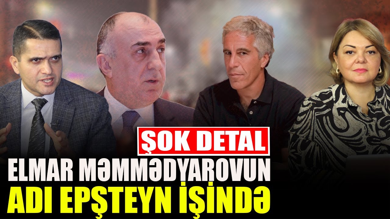 Elmar Məmmədyarovun adı Epşteyn işində - Elxan Şahinoğlu ilə QIRMIZI MASA
