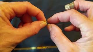 How To Use A Tailor's Thimble