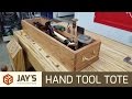 Hand Cut Dovetail Hand Tool Tote - 236