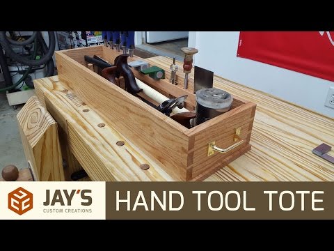 Hand Cut Dovetail Hand Tool Tote - 236