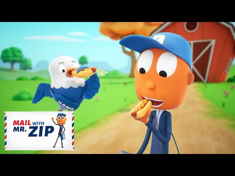 Hot Dogs at the Farm! Yum! 🌭| 30 Minutes of @MailWithMrZIP | Fun Mailman Cartoons for Kids