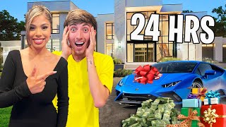 I SURPRISED HIM WITH 24 GIFTS IN 24 HOURS!!