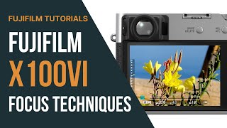 Fujifilm X100VI Focus Tools & Techniques