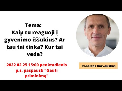 Video: Kaip tu reaguoji?