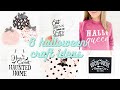 6 Halloween Craft Ideas 2021 : Flocked Iron On Sweatshirt, Vinyl Wood Sign, Applique Sweatshirt