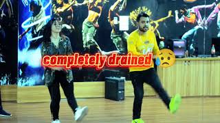 Shuffle dance practice session on Dark River 🕺🕺