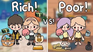 RICH VS POOR..! 💸🤩👀 |Toca Life World 🌎 | รวย Vs จน | Toca Boca