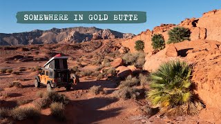 Remote Camping by the Red Rocks of Gold Butte - November 2018