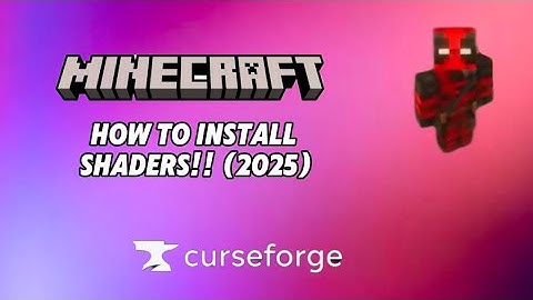 How to download and install SHADERS in Minecraft Java Edition (2025)