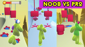 Blob Runner 3d gameplay | Blob runner 3d Noob Vs PRO #blobrunner #blobrunner3d #blobrunner3dgameplay