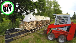Relocating Firewood Is Easy - NO Stacking!