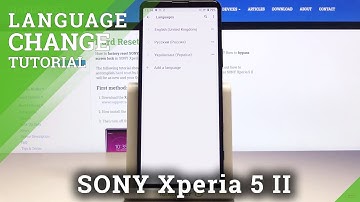 How to Change Language in SONY Xperia 5 II – Open Language List