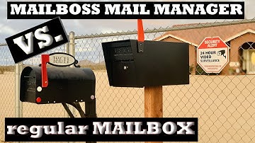 Regular Mailbox vs. MailBoss Mailbox & and How to Install a new Mailbox to stop Theft