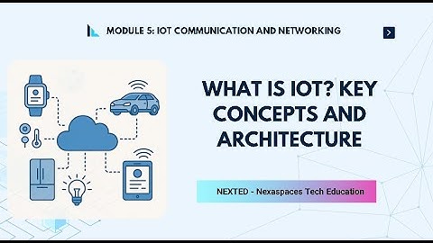 What is IoT? Key Concepts & Architecture Explained | IoT Module 5 – Part 1