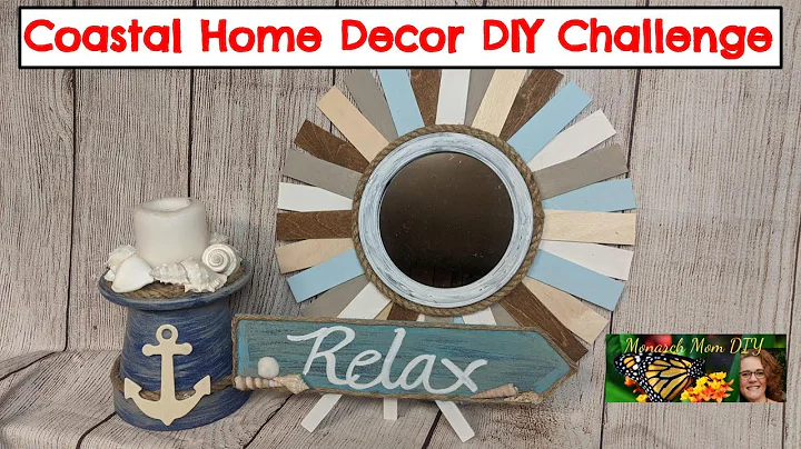 Dollar Tree DIYs High End Modern Farmhouse Coastal Decor Challenge #dollartreediy #farmhousedecor