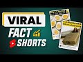 How to viral fact shorts  in 3 steps   how to viral shorts on youtube