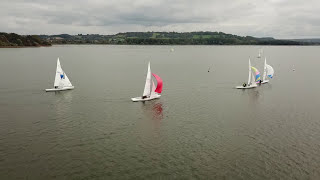 Flying 15 training at Chew Valley Lake Sailing Club
