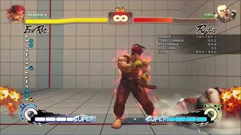 USF4 - Evil Ryu Sako Combo 51 HITS - By Erdem