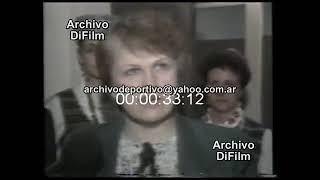 Play video: Kazimira Prunskiene in England seeks independence from Lithuania 1990 FOOTAGE ARCHIVE