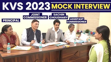 KVS Mock Interview, feedback by Sachin Choudhary