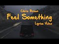 Chris Brown - Feel Something (Lyrics)