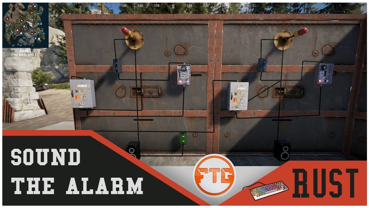 Rust Simple Base Alarm System Lights & Sounds YouTube