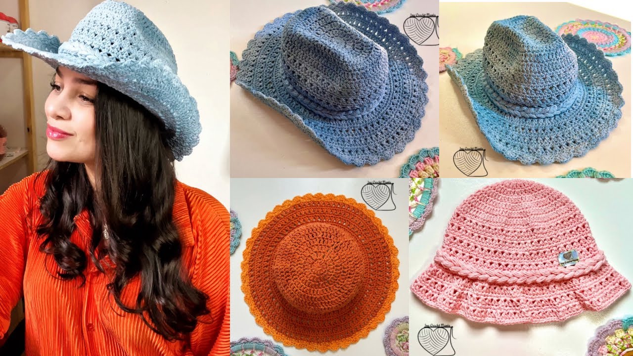 Chapéu de crochê versátil passo a passo