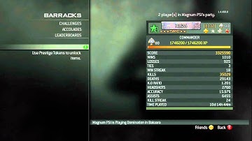 MW3 10th Prestige Final Combat Record - 1337 Status
