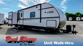 3 Slides + Fireplace  in This Spacious Travel Trailer - 2021 Forest River Vibe 31ML