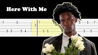 d4vd - Here With Me (SLOW Easy Ukulele Tabs Tutorial)
