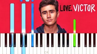 [Love, Victor] Somebody to Tell Me - Tyler Glenn || EASY Synthesia Piano Tutorial