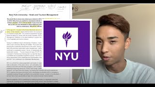 THE ESSAY THAT GOT ME INTO NYU  WHY NYU?