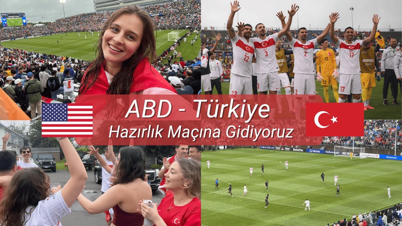 ABD - Türkiye Hazırlık Maçı 🇺🇸🇹🇷 VLOG : maç günü, tribün, atmosfer