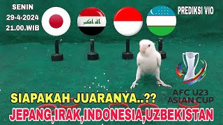 INDONESIA U-23,JEPANG U-23, UZBEKISTAN U-23,IRAK U-23 | PREDIKSI JUARA AFC CUP U-23 QATAR 2024 | VIO