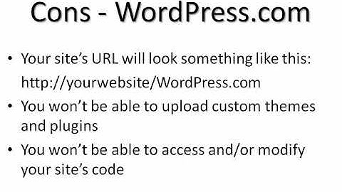The Difference Between Self-Hosted Wordpress And The Free One