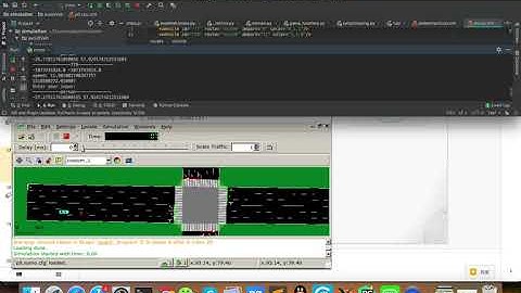 SUMO avoid person-vehicle collision simulation