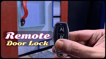 How to make Wireless Door lock & Unlock system