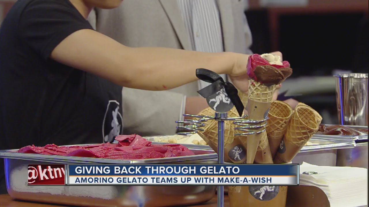 Amorino Gelato teams with Make-A-Wish foundation
