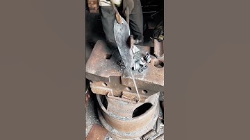 Butcher knife forging process #smartwork #goodtools