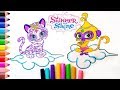 Shimmer and Shine Coloring Pages for kids //Shimmer and Shine Coloring book