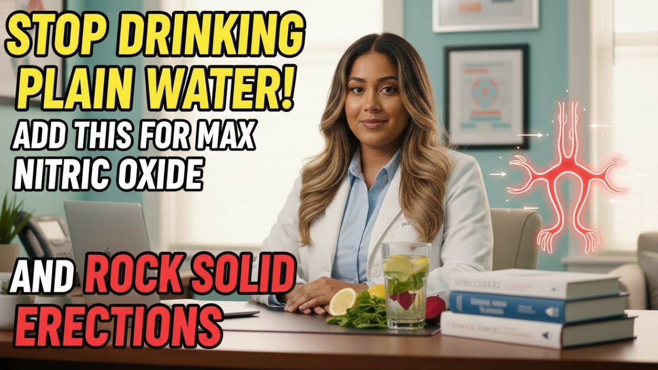 STOP Drinking Plain Water! Add THIS for Max Nitric Oxide and Rock Solid Erections | Dr. Rachael Ross
