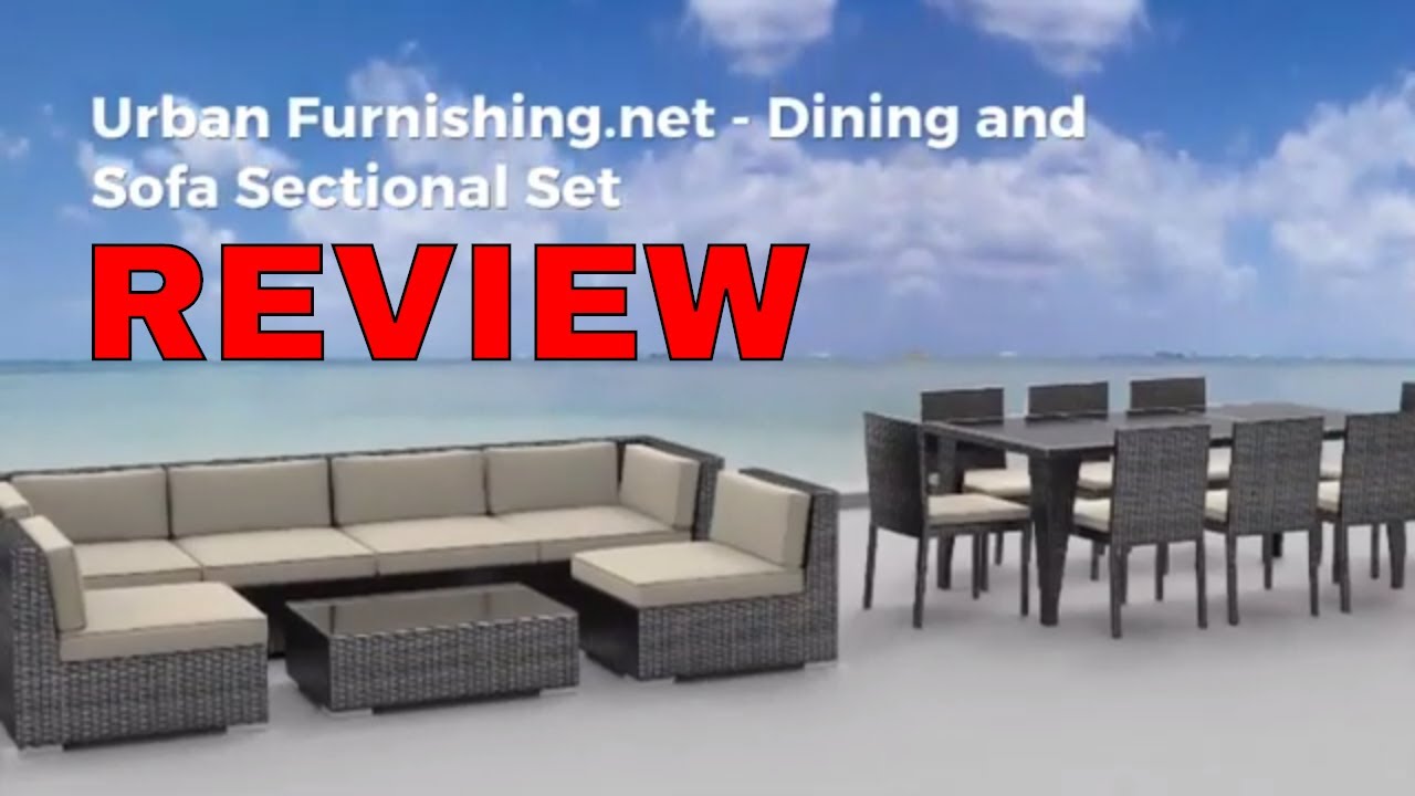 Urban Furnishing Patio Dining and Sofa Set