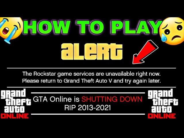 GTA 5 for PS3 goes offline tomorrow, I wanted to play It one last