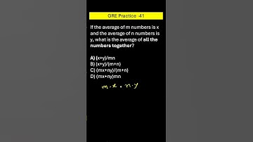 Can you find the average expression from the information given? #gre #maths #education #exam #sat