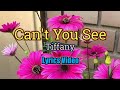 Can't You See (Lyrics Video) - Tiffany