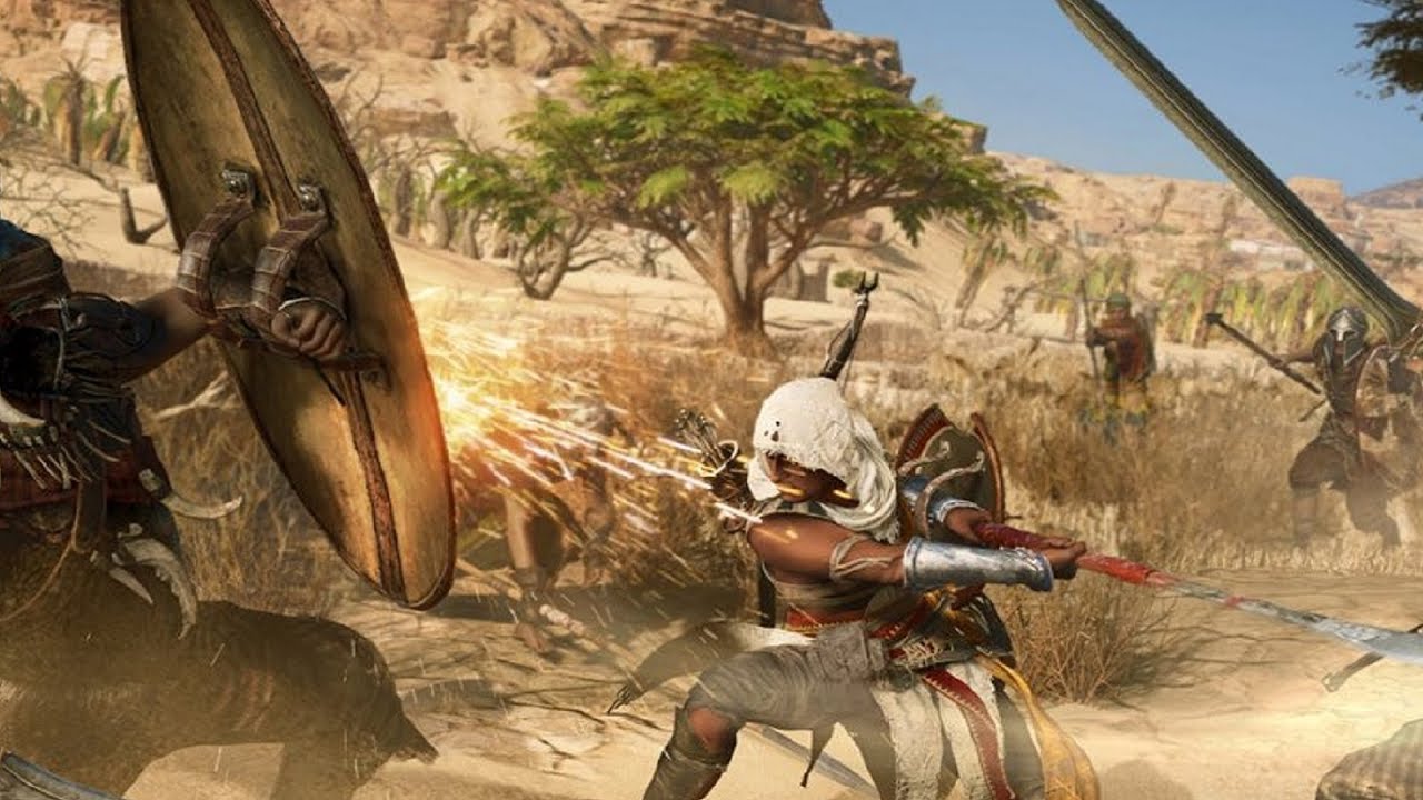 Assassins's Creed Origins em 4K no Xbox One X (Noticias)https://youtu....